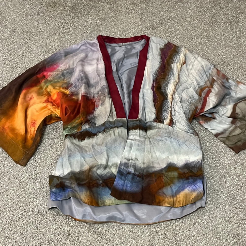 Anthropologie blank brand kimono size medium